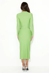 Be Sleek Midi Skirt Green
