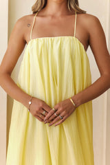 Sunshine Breeze Maxi Dress Yellow