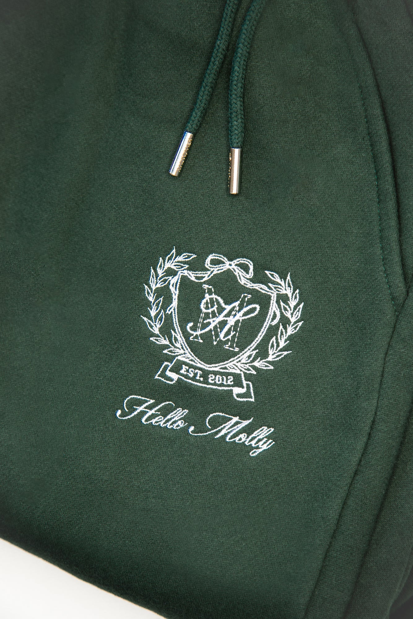 BASE Cuffed Emblem Sweatpants Green