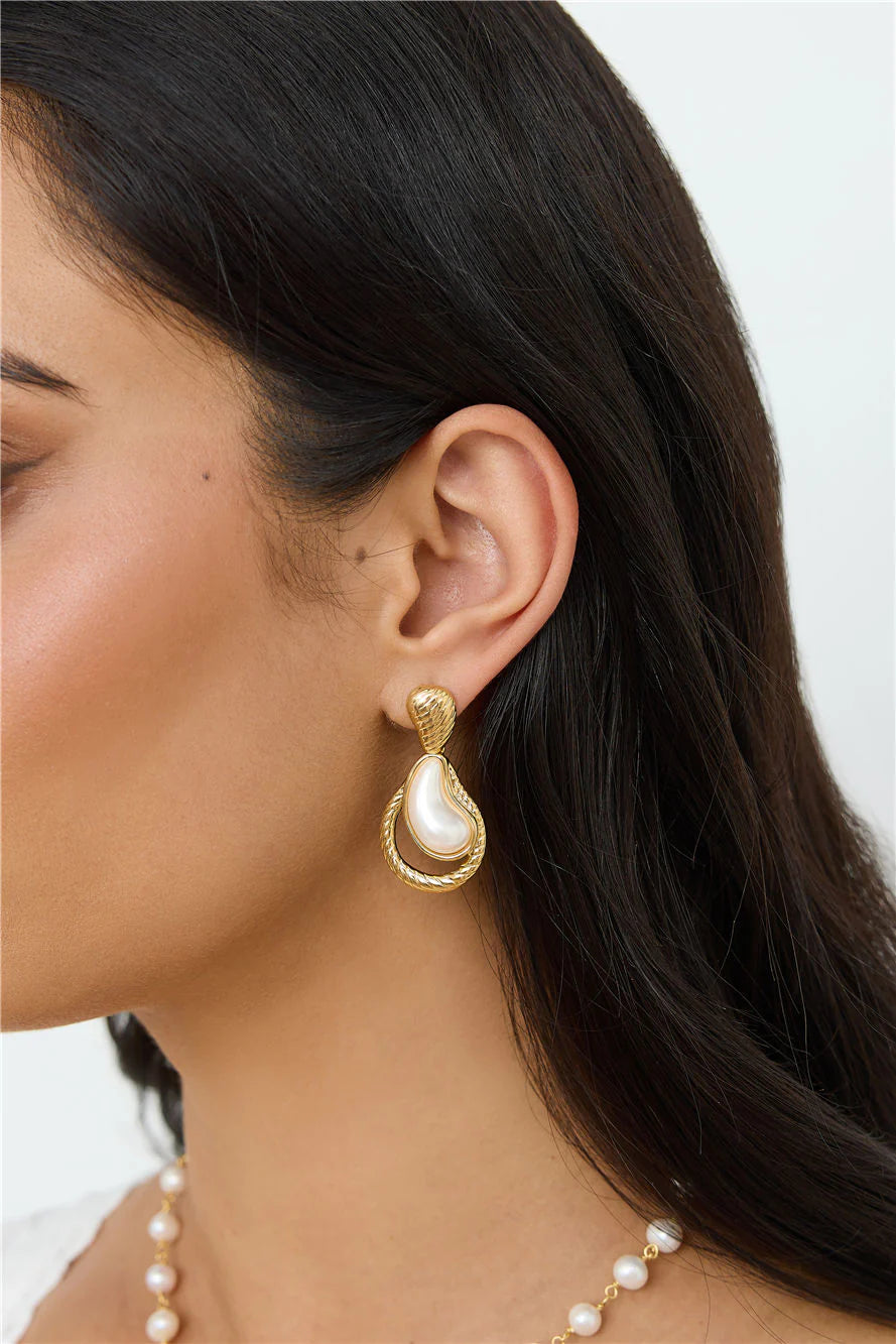 18k Gold Plated Coastal Escape Earrings Gold