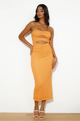 Cocktails Right Now Maxi Dress Orange