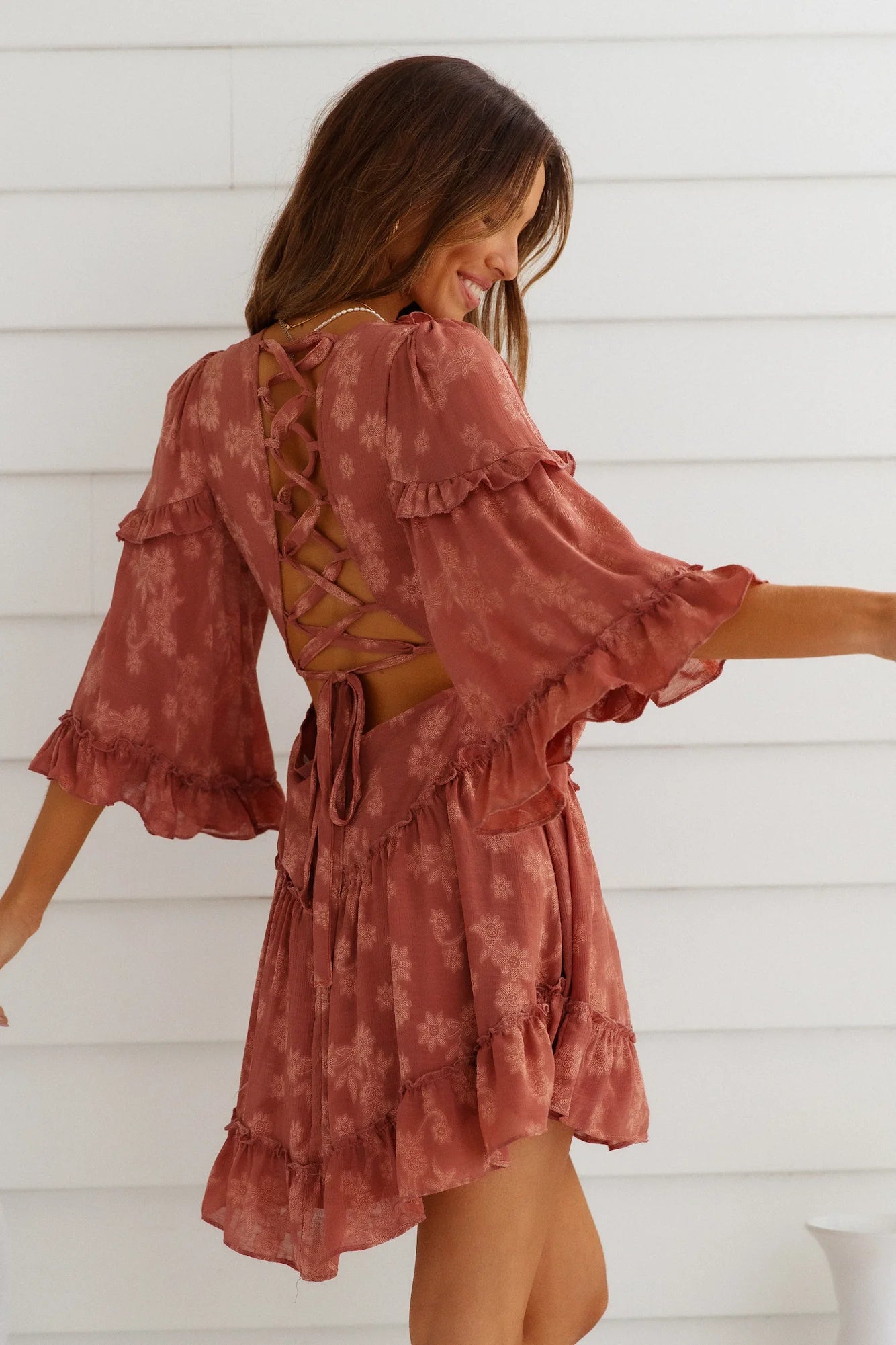 Gorgeous Girl Dress Rose