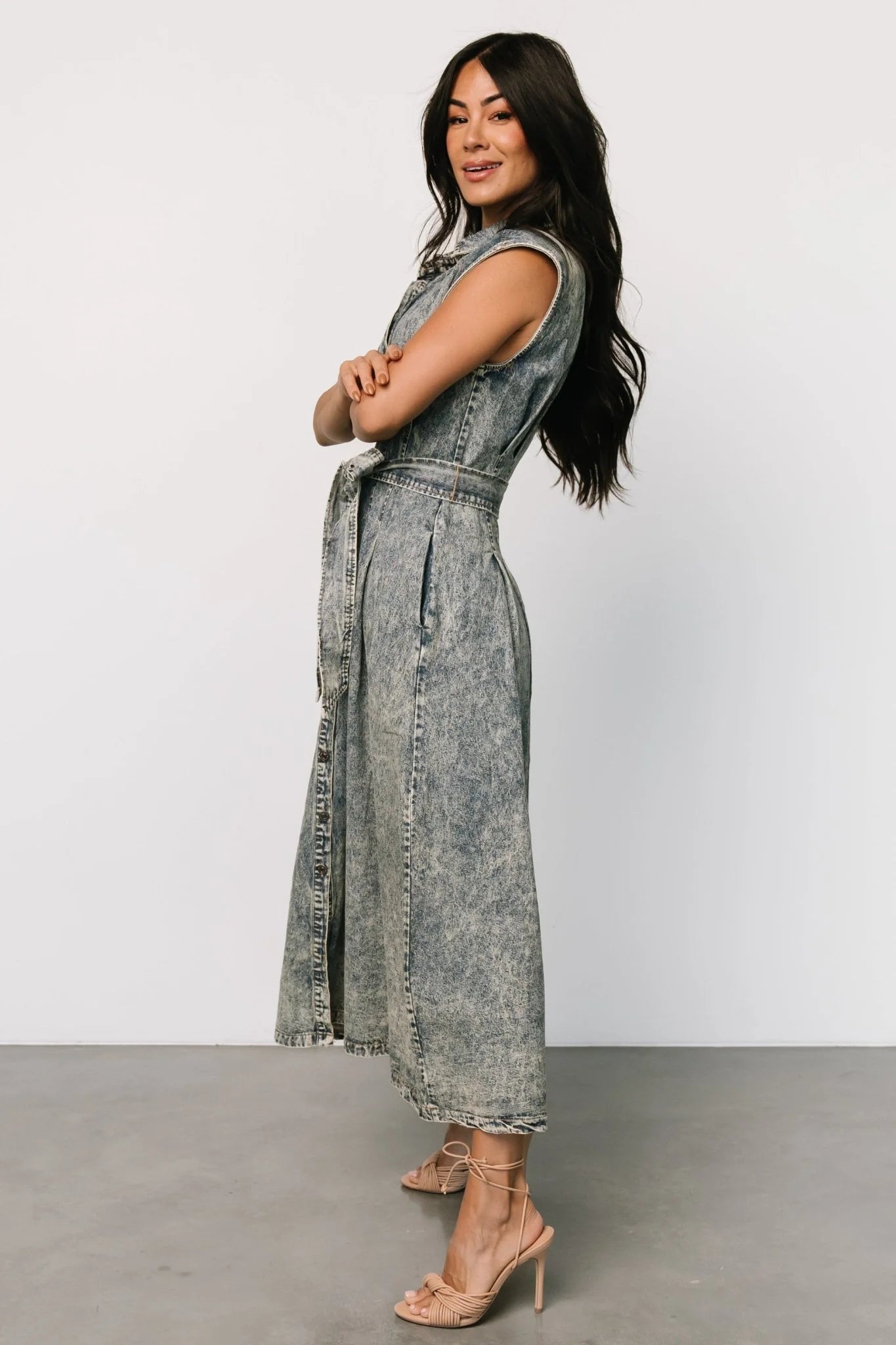 Britney Denim Dress | Vintage Blue