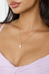18k Gold Plated Daniella Necklace Gold