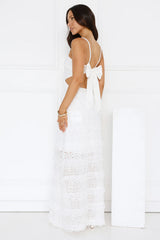 Chic Confidential Maxi Dress White