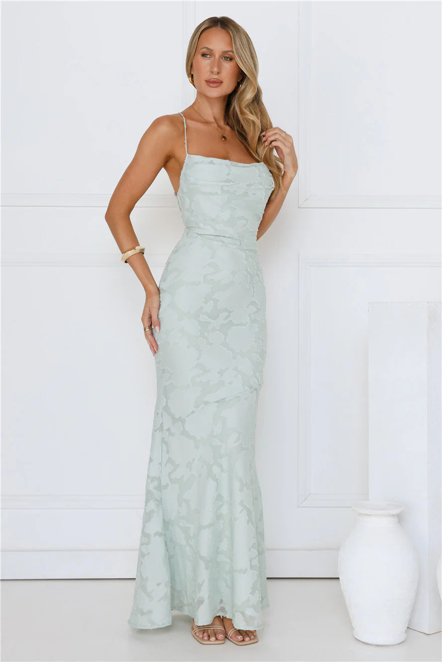 Bridge To Wonderland Maxi Dress Sage