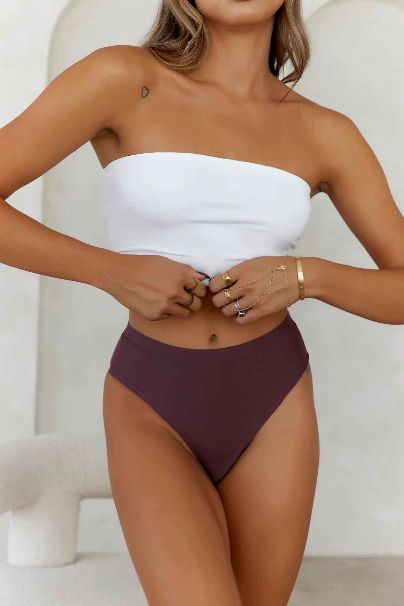 BASE Mix And Match Bandeau White