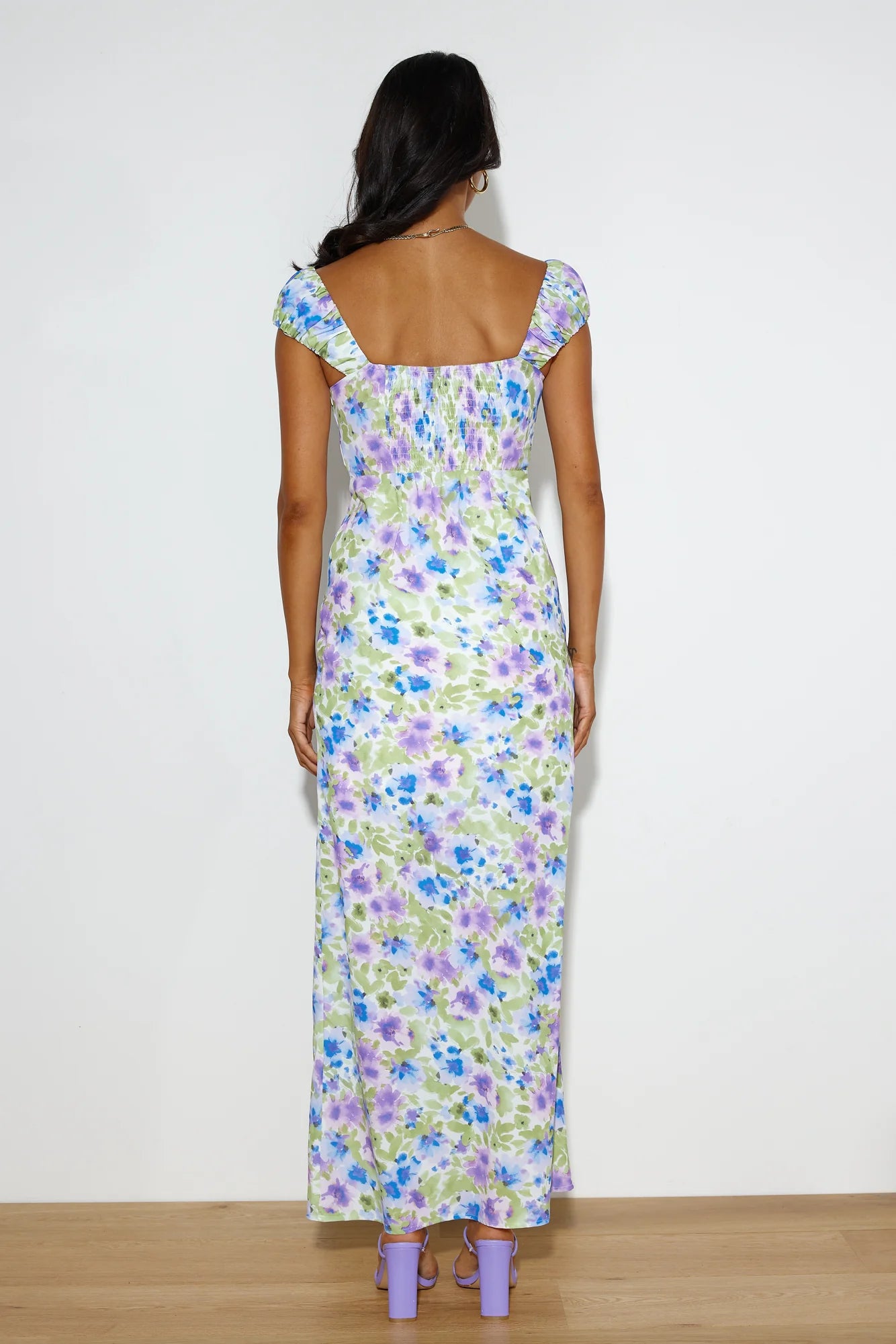 Feeling Your Vibe Maxi Dress Purple