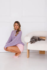 Sweater Weather Knit Purple