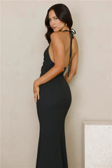 Coral Cove Maxi Skirt Black