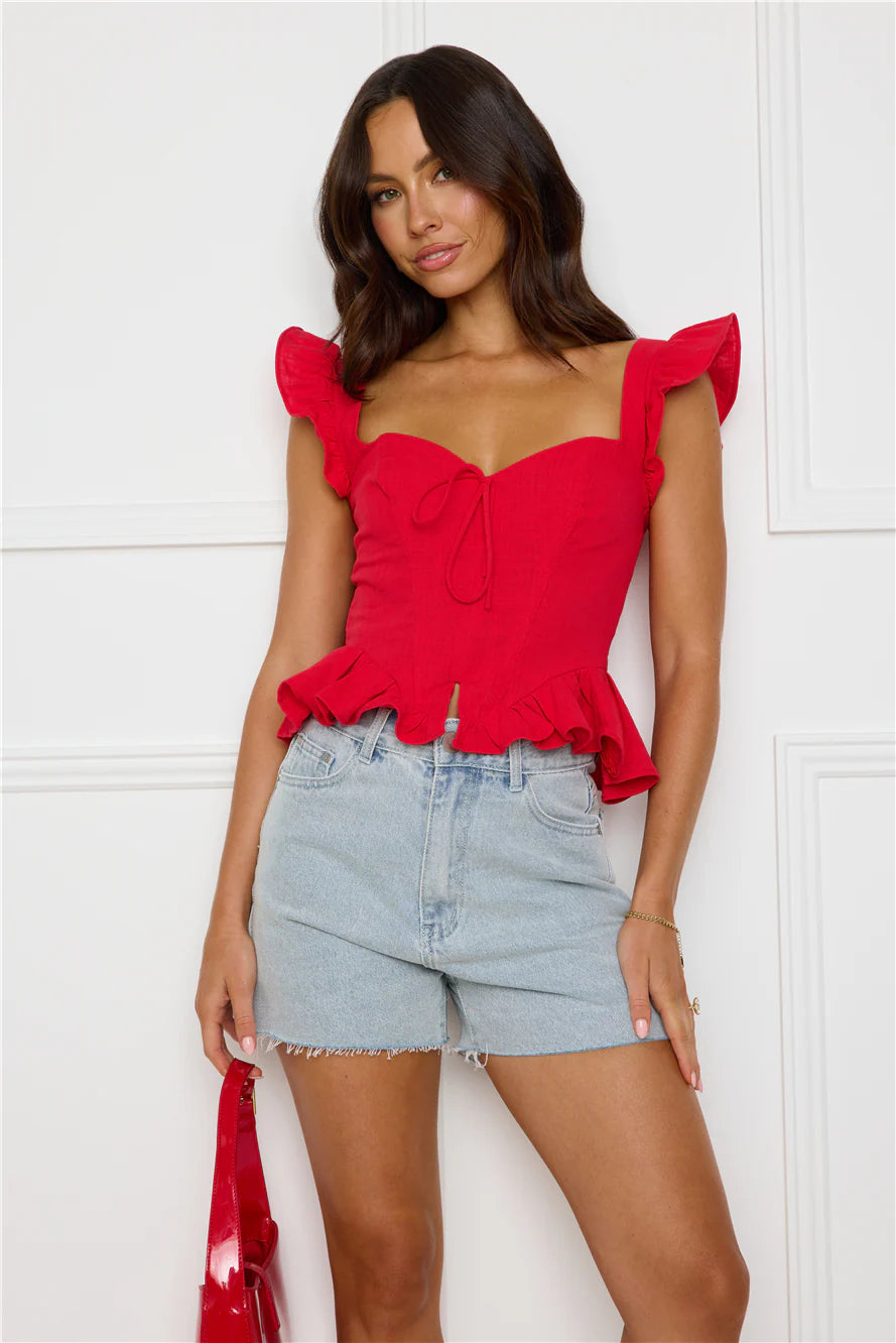 Forever And A Day Top Red