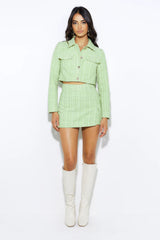 Classic Tweed Jacket Green