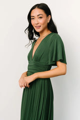 Janette Midi Dress | Green