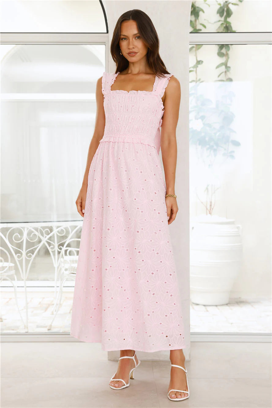 Bloom Edit Maxi Dress Pink