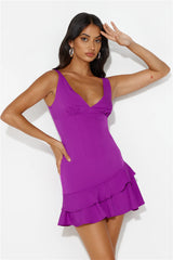 Belong To Me Mini Dress Purple