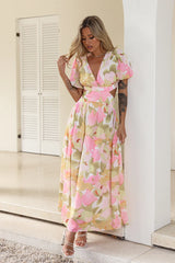Starlight Splendor Maxi Dress Floral