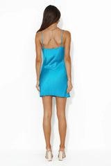 Girls Girl Satin Mini Dress Blue