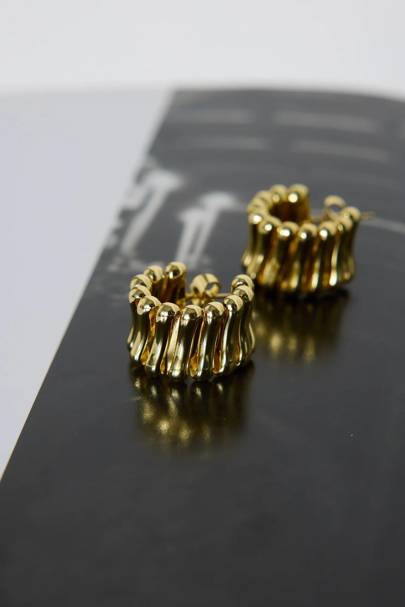 18k Gold Plated Beach Promenade Earrings Gold