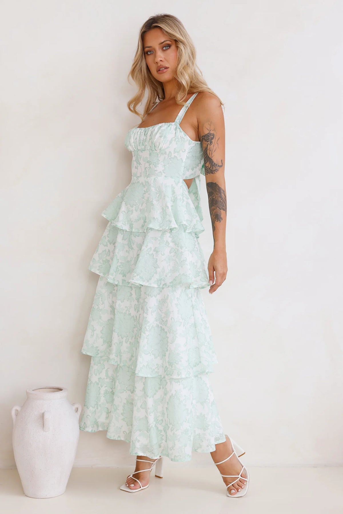 Through To Summer Maxi Dress Green