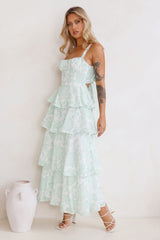 Through To Summer Maxi Dress Green