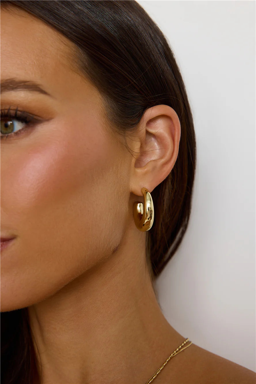 Thalassa Hoop Earrings Gold
