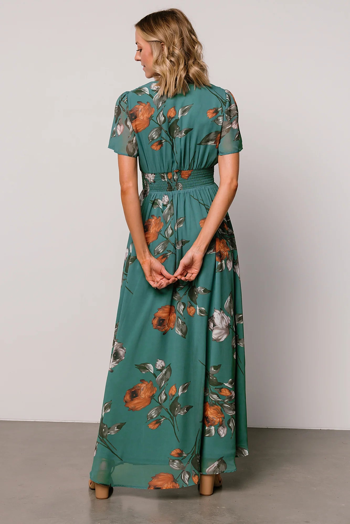 Birdie Maxi Dress | Eucalyptus Floral