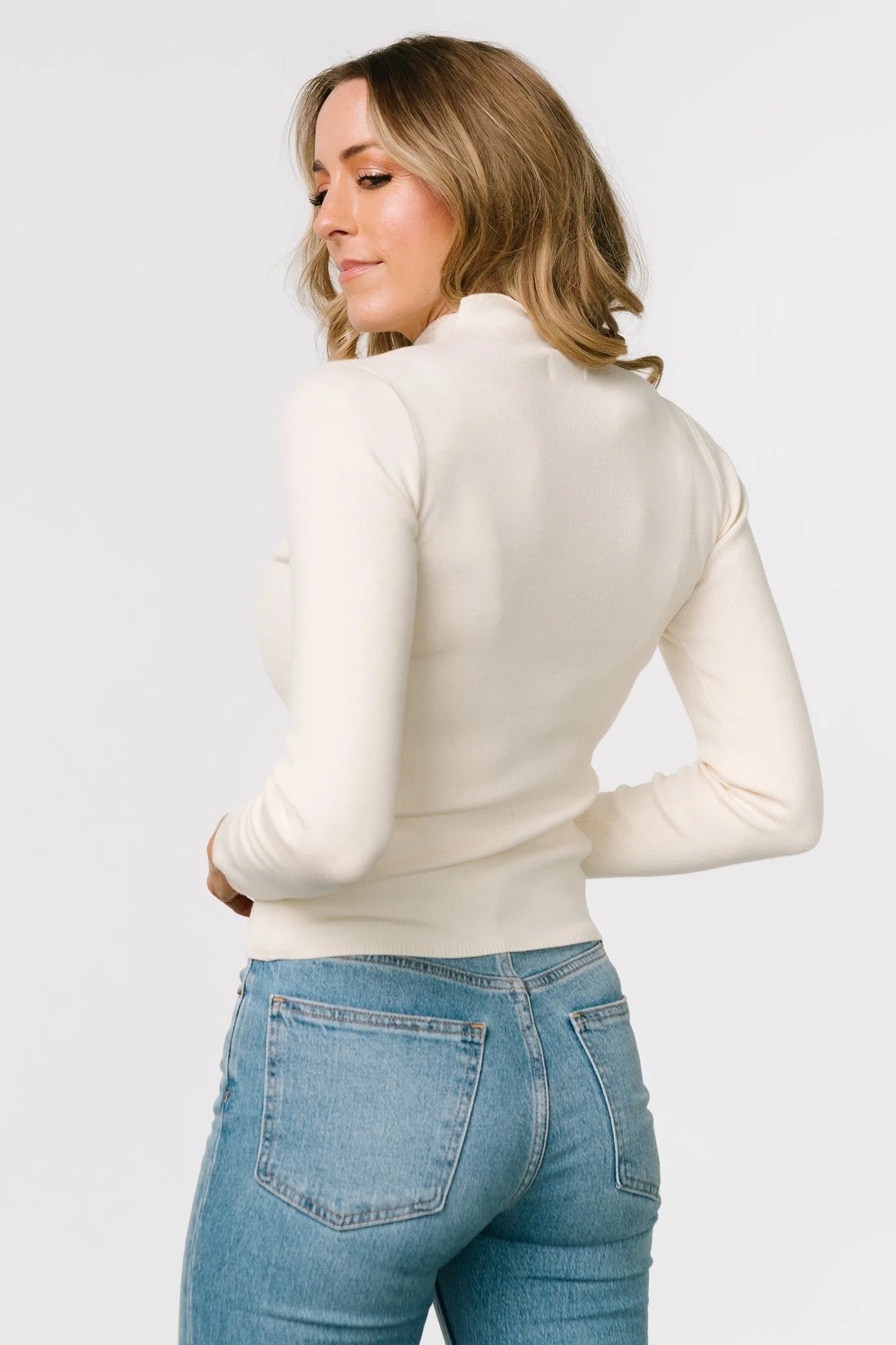 Frances Knit Top | Ivory