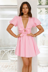 Endless Blue Skies Mini Dress Pink
