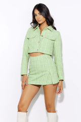 Classic Tweed Jacket Green