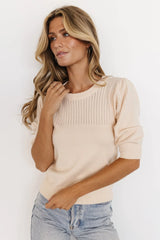 Opal Knit Sweater | Cream