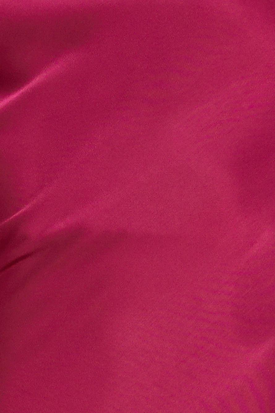 Cocktail Events Satin Mini Dress Berry