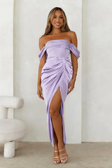 DEAR EMILIA Be Seen Midi Dress Lilac