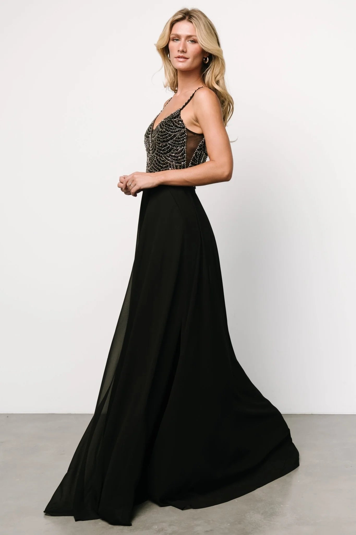 Honor Beaded Bridal Gown | Black
