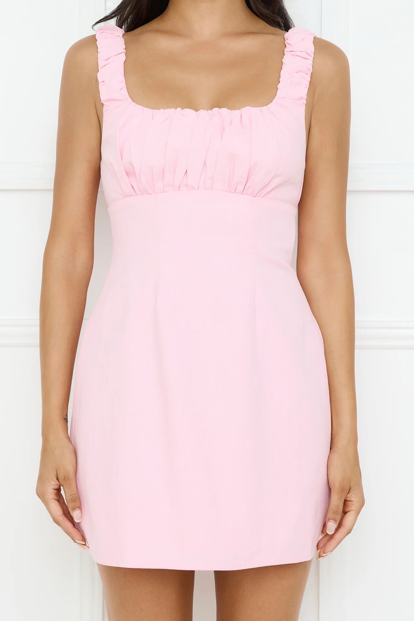 City Sleek Mini Dress Pink