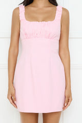 City Sleek Mini Dress Pink