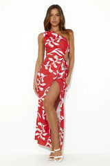 Beach Club Approved Maxi Dress Red