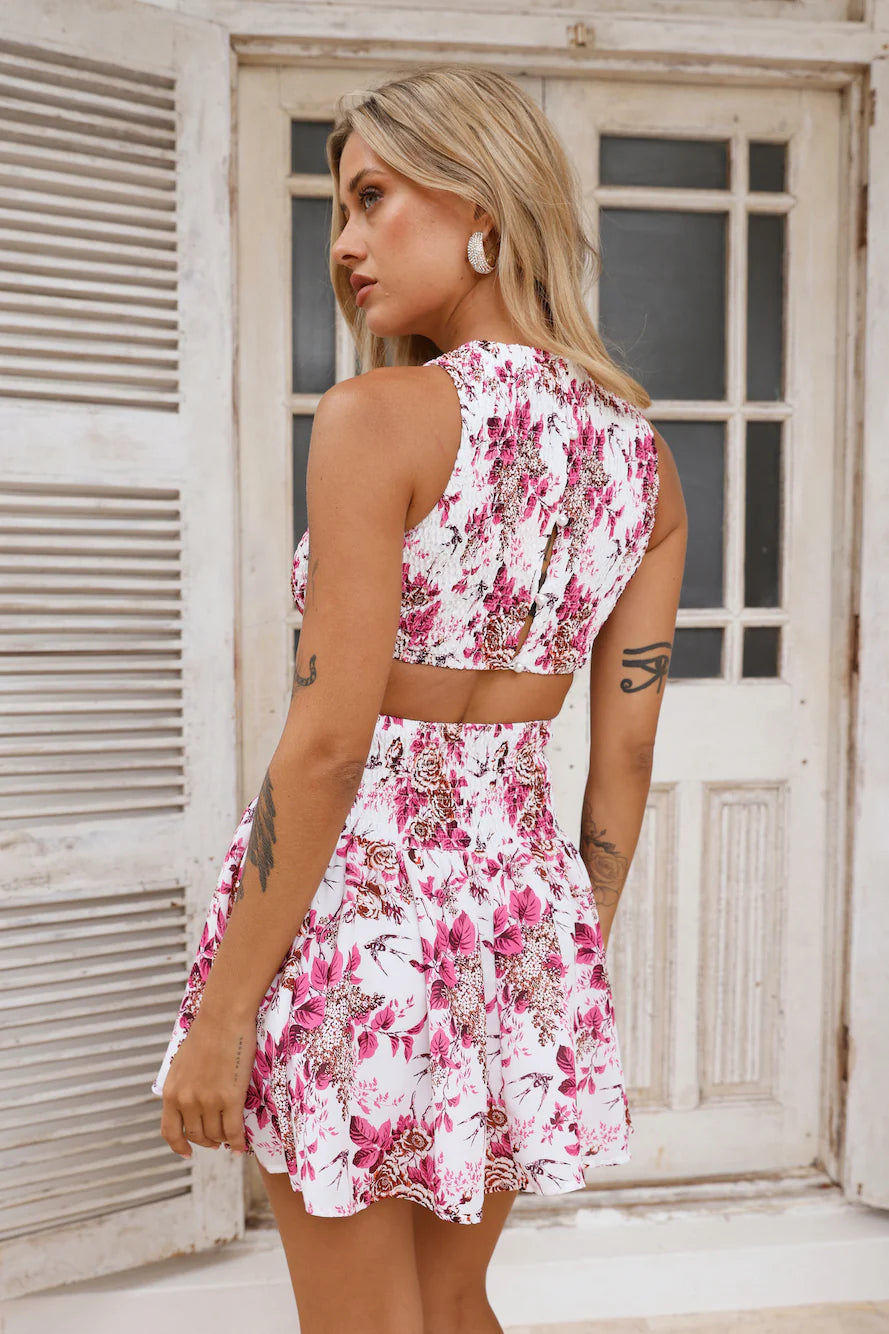 Fine Arts Mini Dress Pink