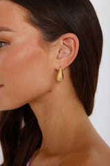 18k Gold Plated Honey Bee Earrings Gold