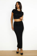 Wear Together Maxi Skirt Black