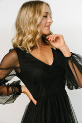 Hoffman Tulle Maxi Dress | Black