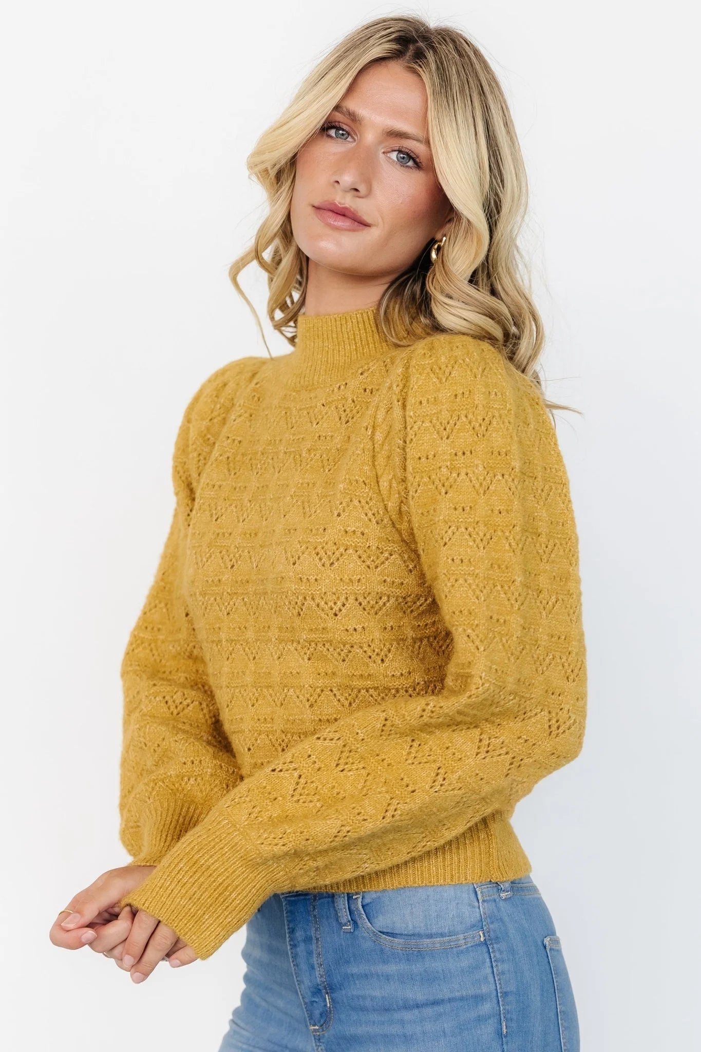 Grayson Sweater | Vintage Mustard