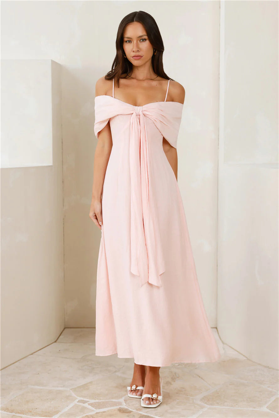 Wishing Hour Maxi Dress Pink