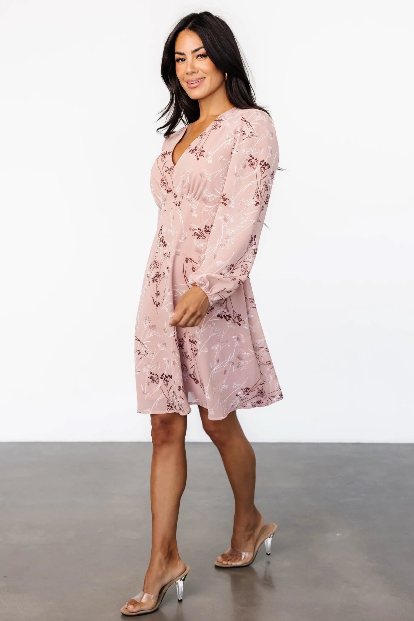 Rosalind Short Dress | Vintage Blush