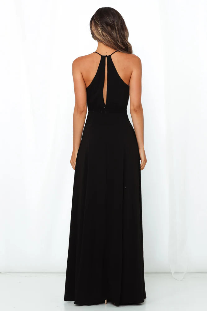 DEAR EMILIA Do It For Me Maxi Dress Black