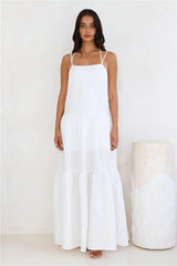 Diamond Affair Maxi Dress White