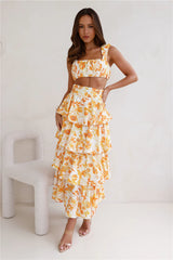 Event Of The Season Crop Top Orange