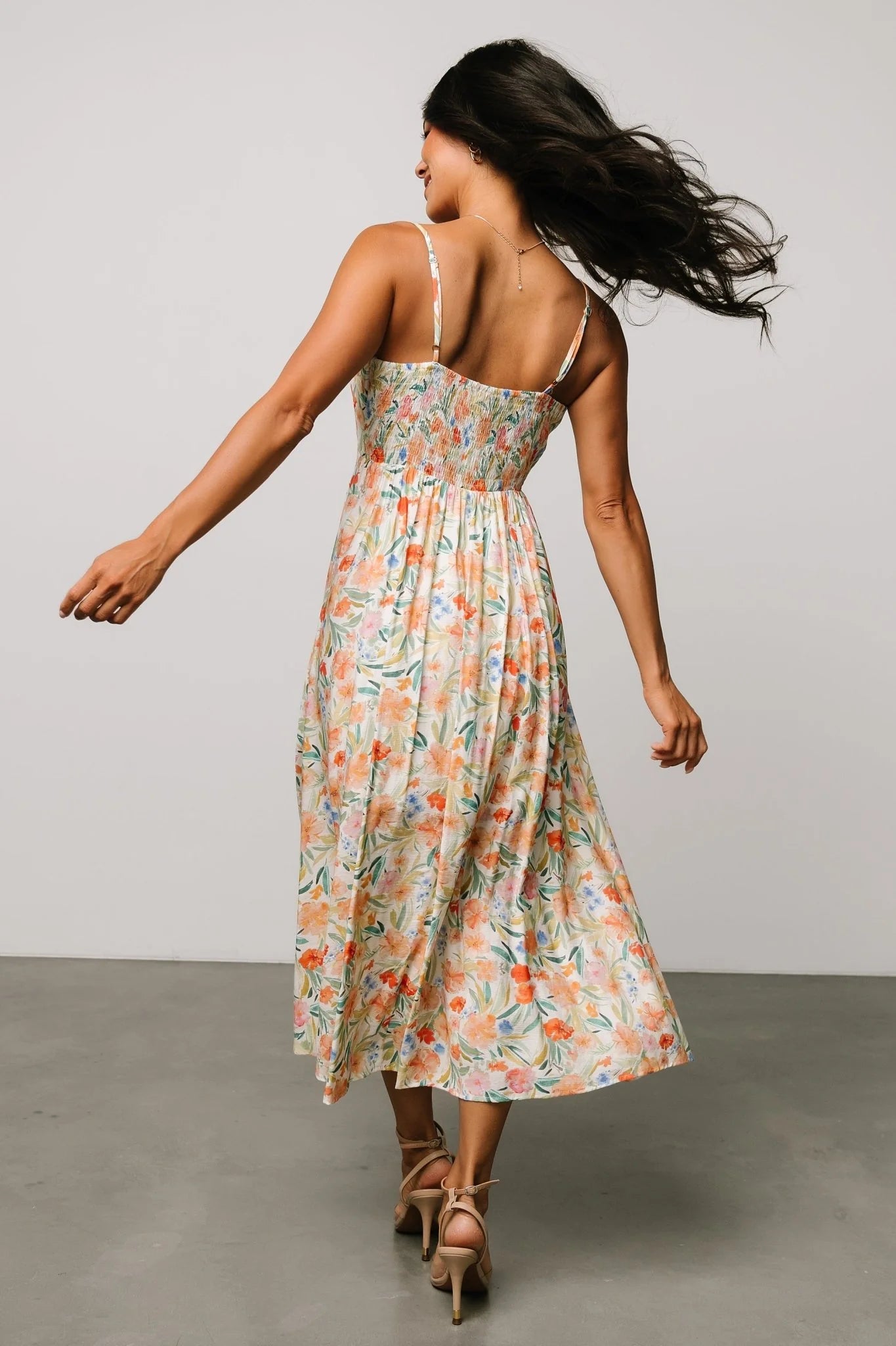 Calista Midi Dress | Multi Floral
