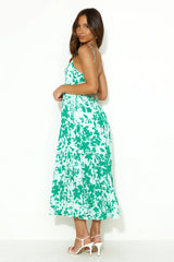 Easy Breeze Midi Dress Green