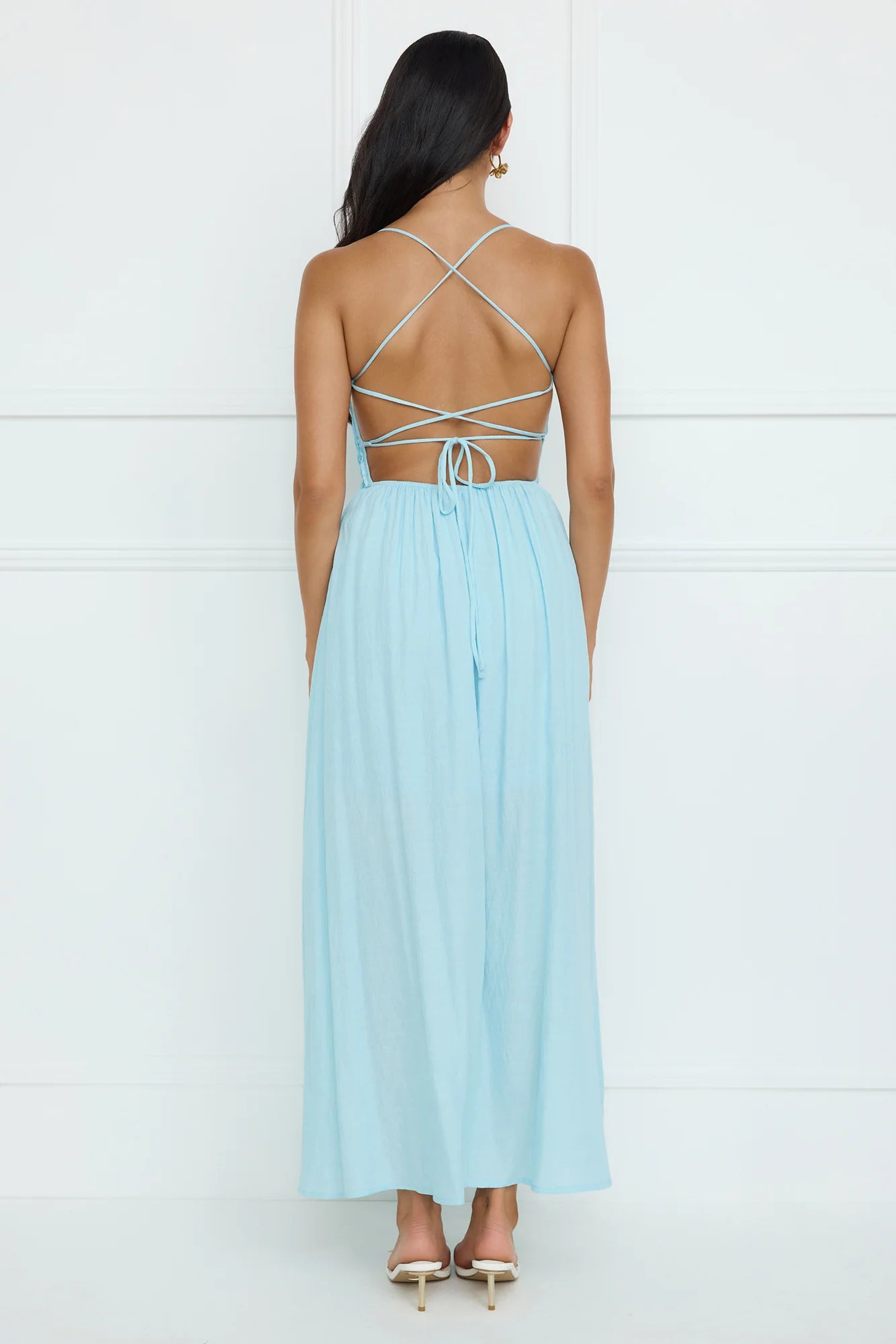 Discover Yourself Maxi Dress Blue