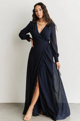 Kelsey Wrap Dress | Navy